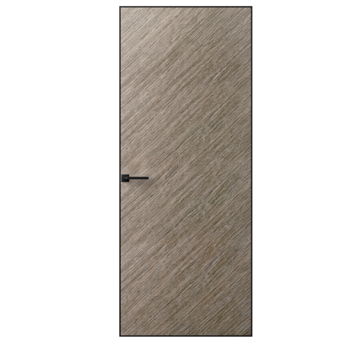 Изображение товара Дверь межкомнатная глухая Весталия-1 80x230 см дерево цвет серый с замком и петлями
