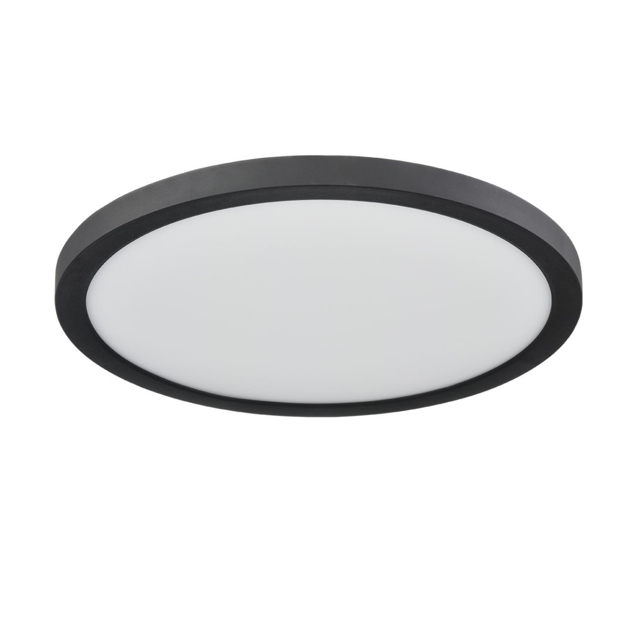 Изображение товара Светильник потолочный светодиодный Sonex Nebula Black 9 м² регулируемый белый свет цвет черный