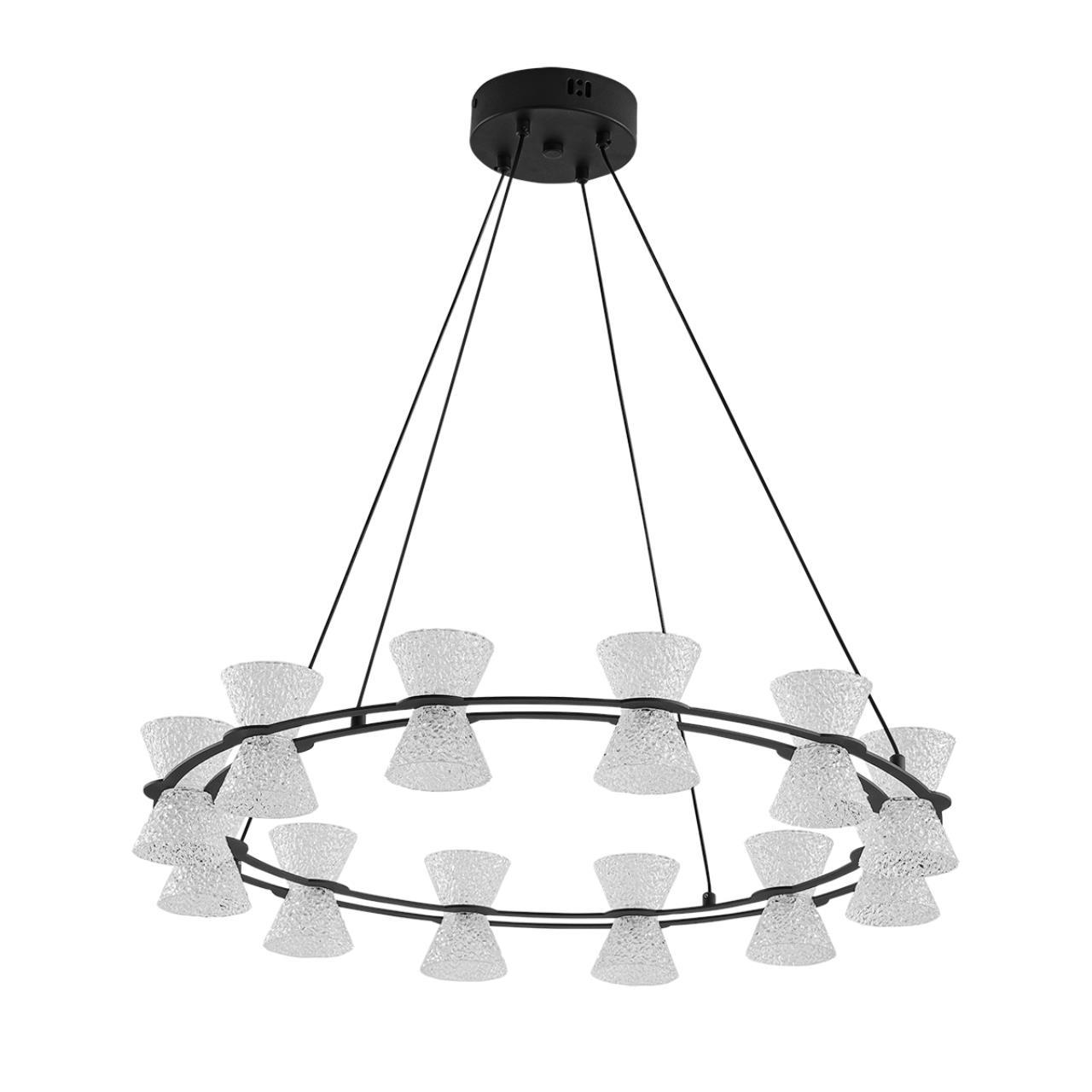 Изображение товара Люстра подвесная светодиодная Lumion LMN_8341_42L Vinora 8 м² теплый белый свет цвет прозрачный Изображение товара Люстра подвесная светодиодная Lumion LMN_8341_42L Vinora 8 м² теплый белый свет цвет прозрачный