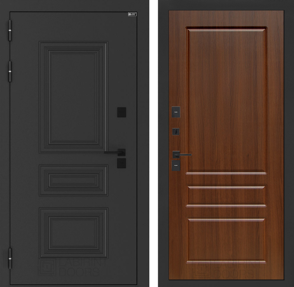 Изображение товара Входная дверь Двери Лабиринт Аляска Лайт П03 с трехконтурным уплотнением и высокой безопасностью