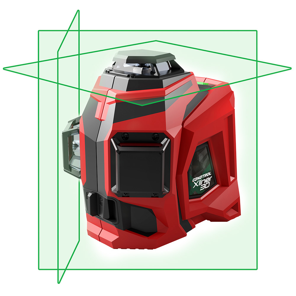 Изображение товара Уровень лазерный CONDTROL Xliner Зеленый 3D, IP65, 40-80 м