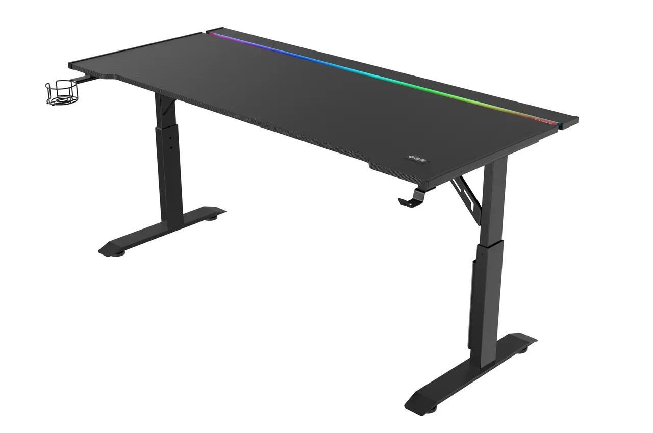 Изображение товара Игровой компьютерный стол Zone 51 Runway 160x70x69 см ЛДСП цвет черный