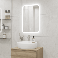 Изображение товара Зеркало для ванной Light Led с подсветкой 40x60 см цвет белый