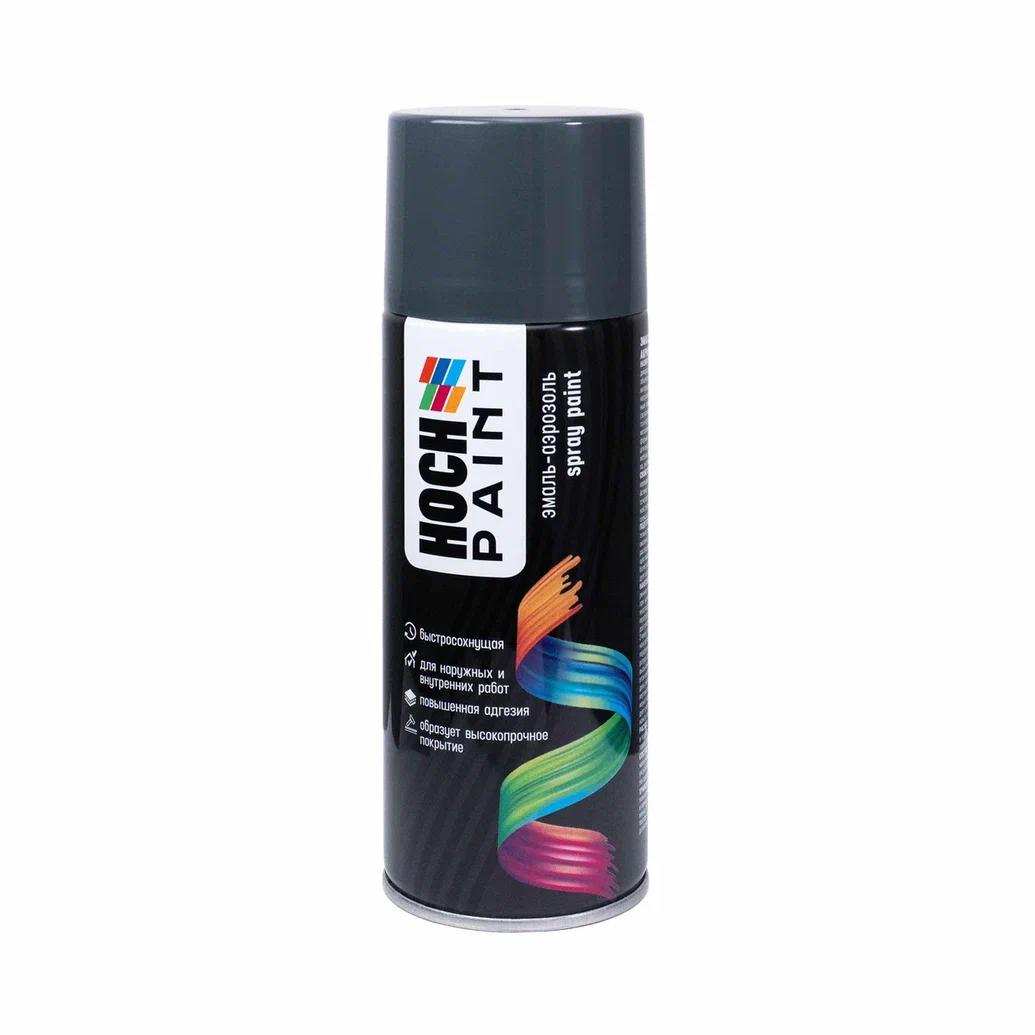 Изображение товара Эмаль аэрозольная Hoch Paint универсальная RAL 7024 графитовый серый глянцевая 520 мл