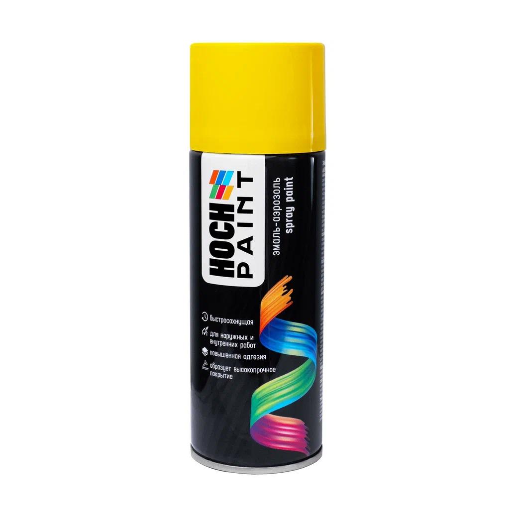 Изображение товара Аэрозольная эмаль Hoch Paint транспортный желтый глянцевая 520 мл