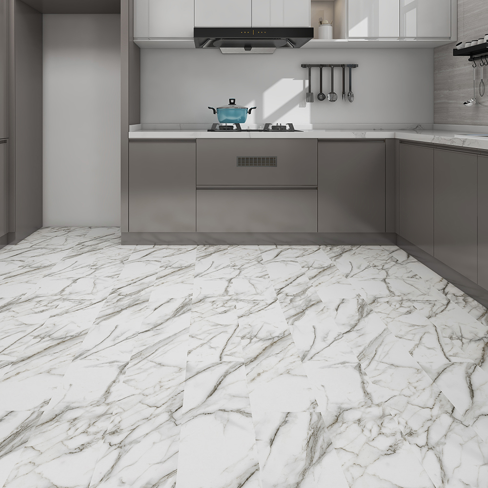 Изображение товара SPC плитка Lamiwood Aqamarine Мрамор Бьянко 43 класс толщина 5 мм 1.86 м², цена за упаковку