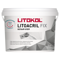 Изображение товара Клей для плитки готовый Litokol Литоакрил Фикс 5 кг