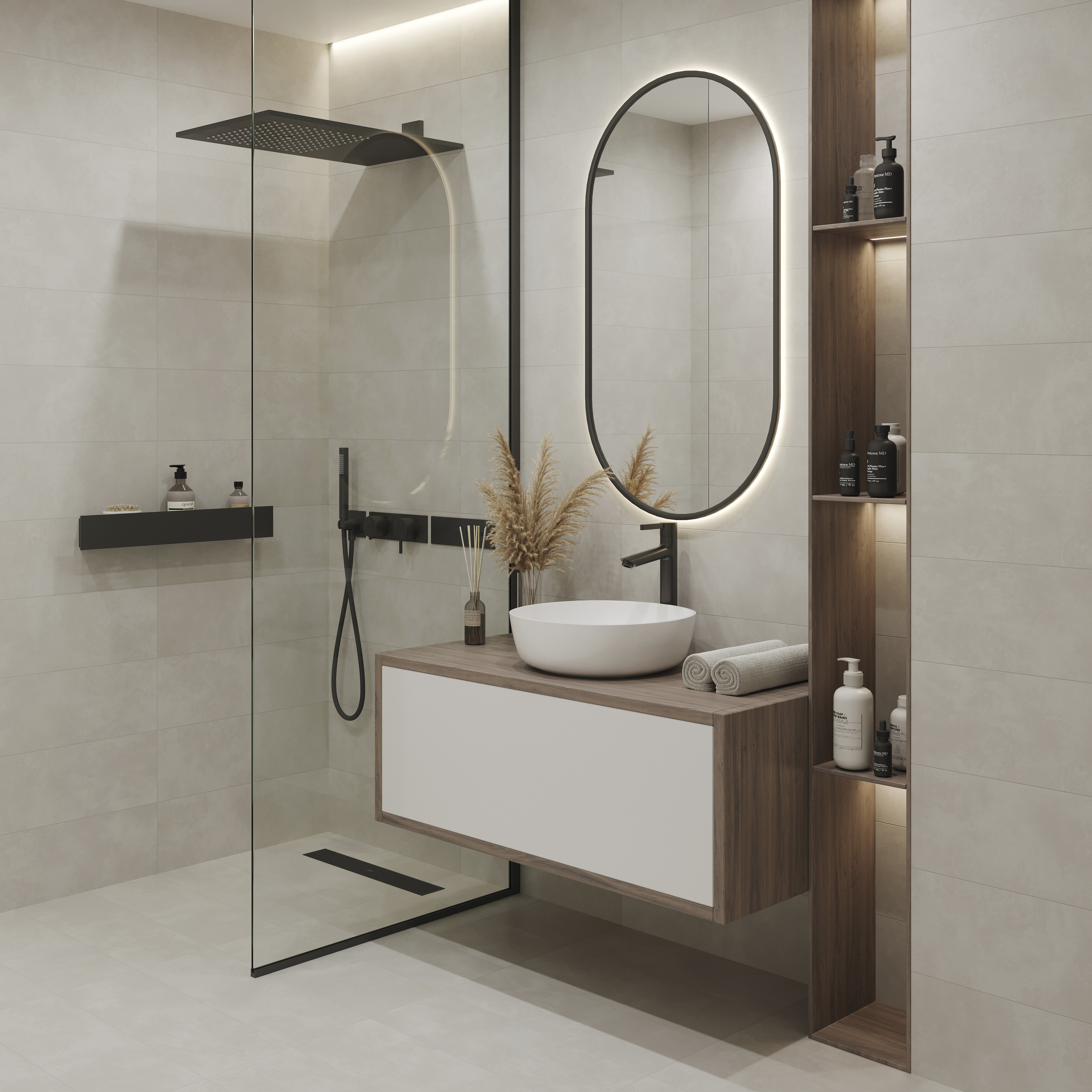 Изображение товара Глазурованный керамогранит LB Ceramics Холодное солнце 19.9x60.3 см 0.96 м² матовый цвет серо-бежевый