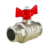 Изображение товара Кран шаровой прямой MONLID DN18 3/4" латунь ручка бабочка Россия Изображение товара Кран шаровой прямой MONLID DN18 3/4" латунь ручка бабочка Россия