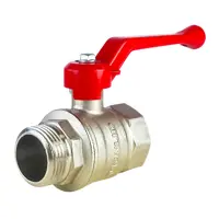 Изображение товара Кран шаровой прямой MONLID PN40 1 дюйм латунь с рычагом для водопровода и отопления Изображение товара Кран шаровой прямой MONLID PN40 1 дюйм латунь с рычагом для водопровода и отопления