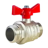 Изображение товара Кран шаровой прямой MONLID DN23 PN40 латунь 1 ручка бабочка Россия Изображение товара Кран шаровой прямой MONLID DN23 PN40 латунь 1 ручка бабочка Россия