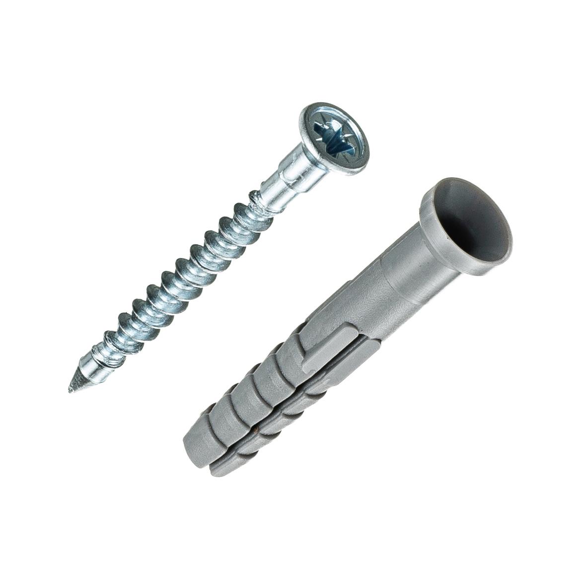 Изображение товара Дюбель-гвоздь потайной полипропилен 6x40 мм 100 шт. Изображение товара Дюбель-гвоздь потайной полипропилен 6x40 мм 100 шт.