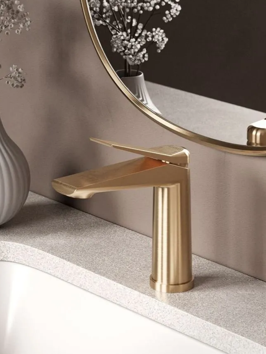 Изображение товара Смеситель для раковины Esko Shanghai Gold SHA26Gold цвет золотой