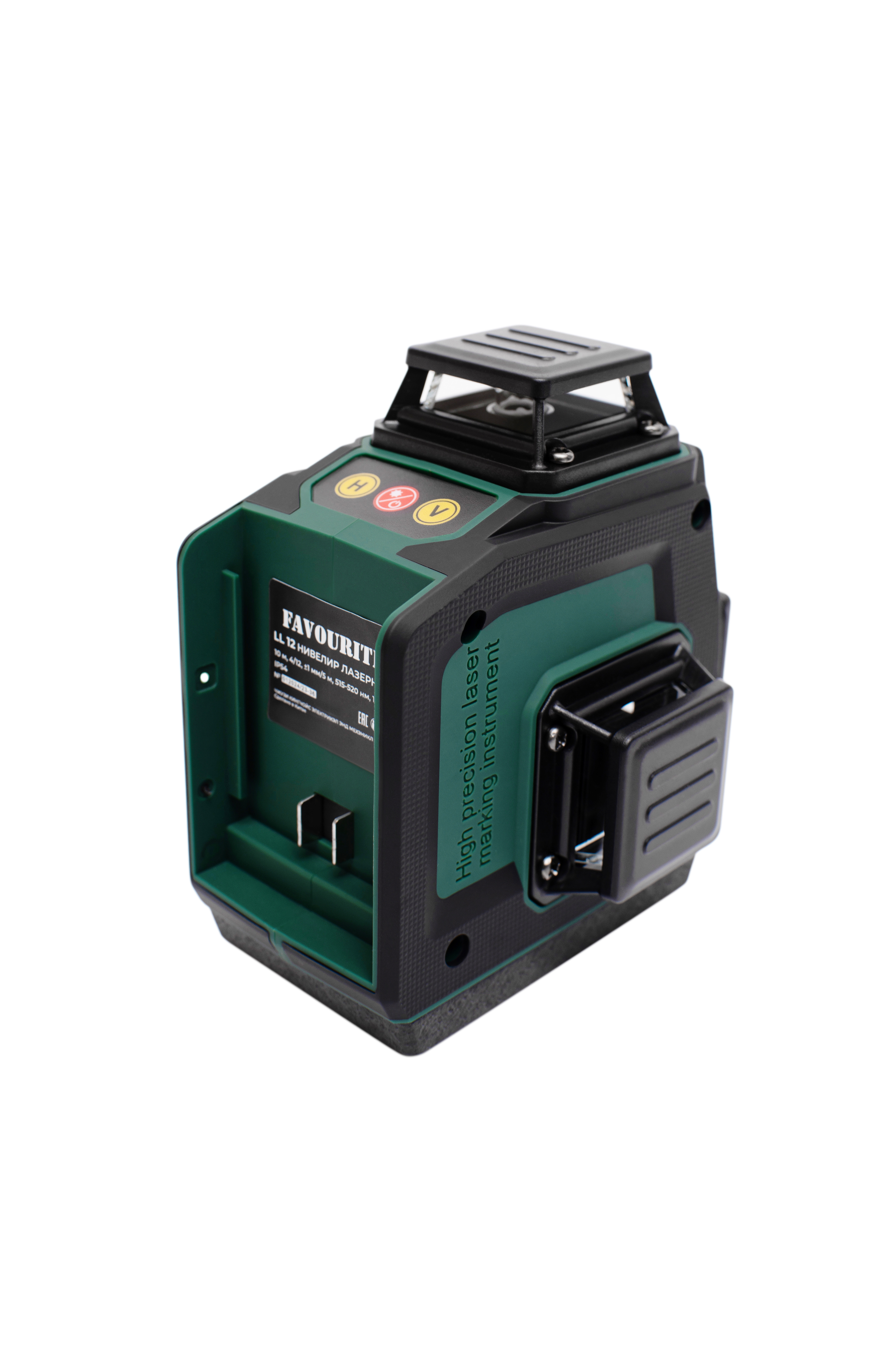 Изображение товара Лазерный уровень Favourite LL 12 зеленый луч дальность 10 м самовыравнивающийся