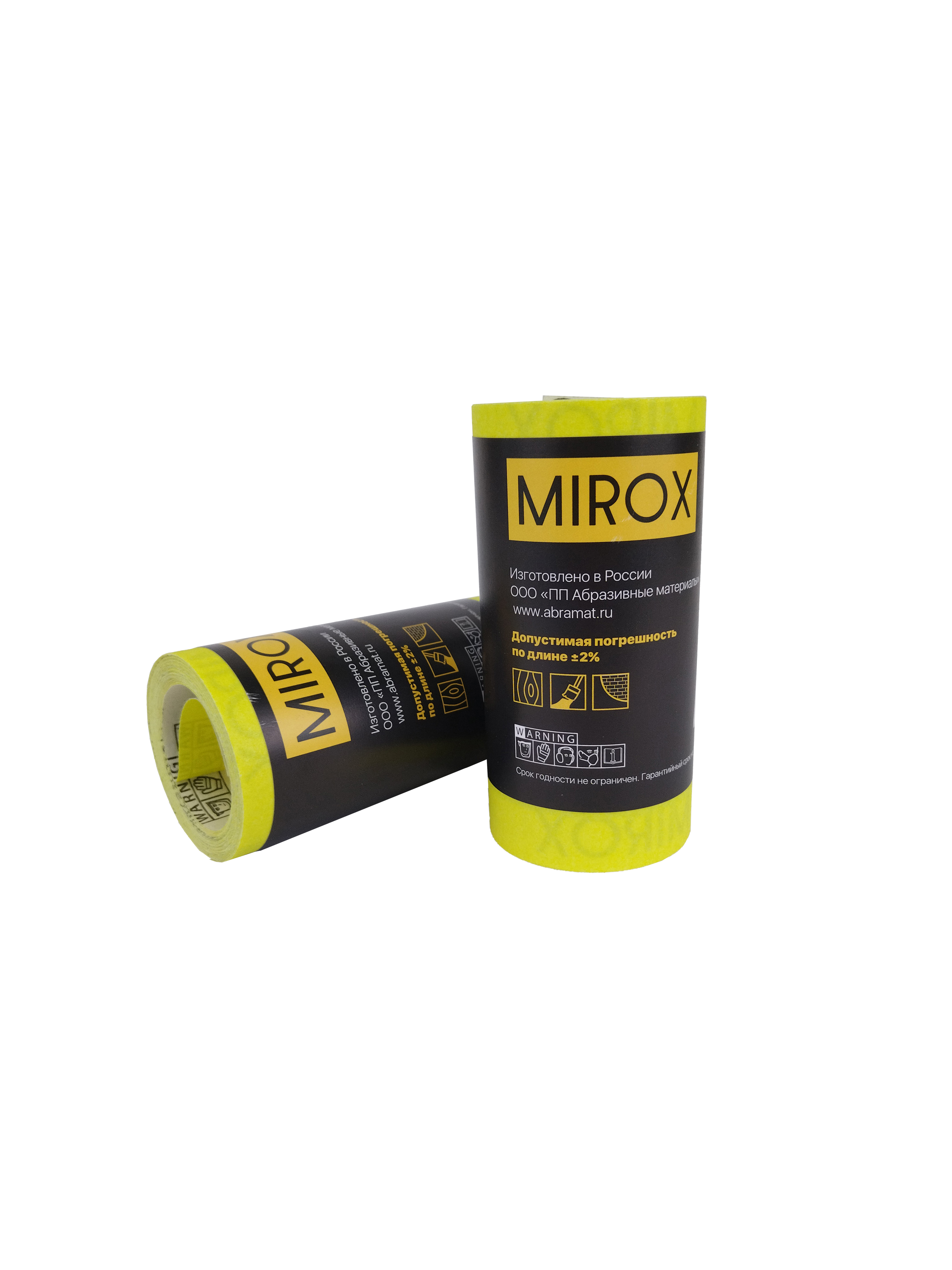 Изображение товара Рулон шлифовальный на бумажной основе Mirox АМ200135 P240 5000x115 мм, 4 шт