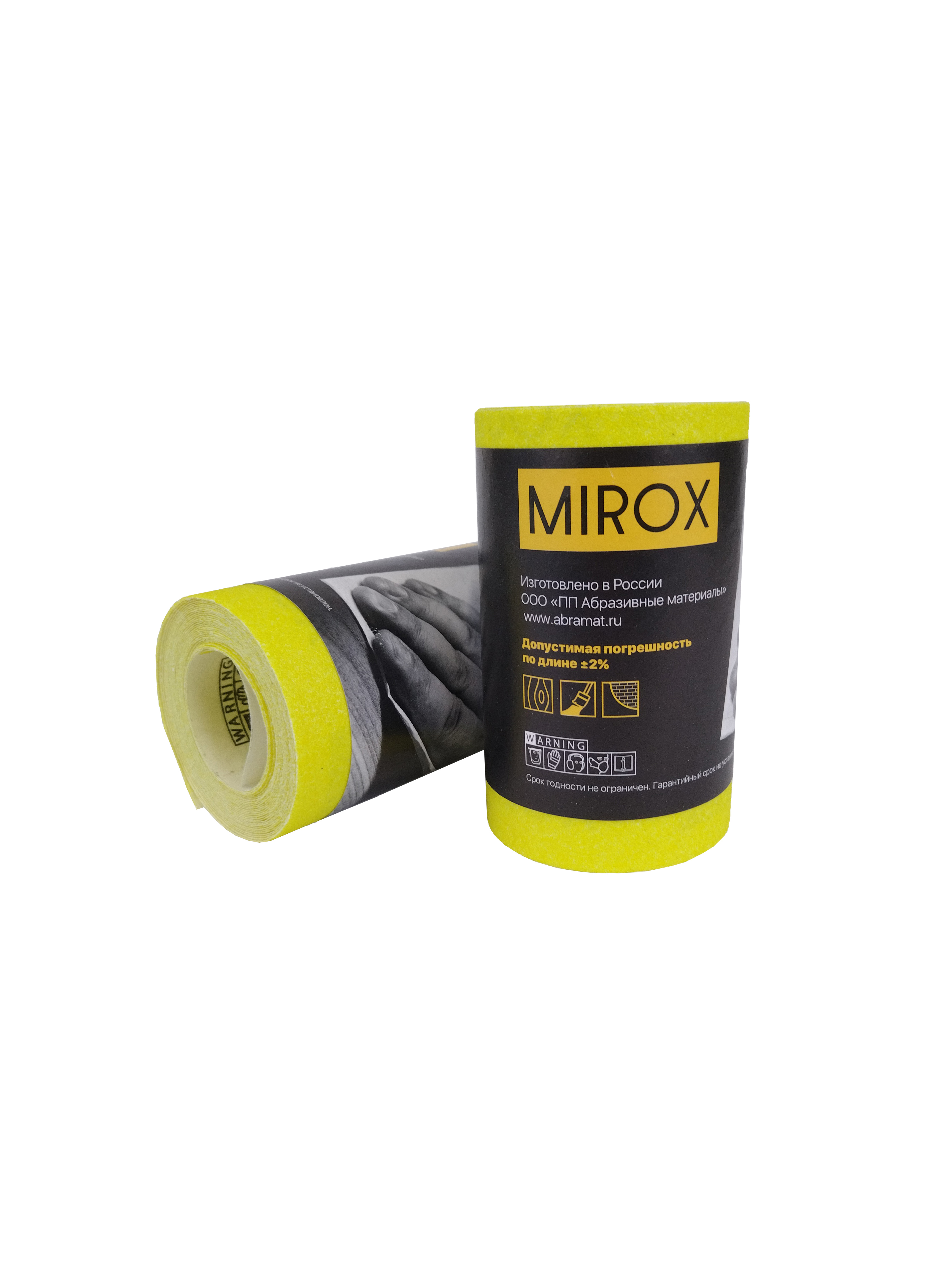 Изображение товара Рулон шлифовальный на бумажной основе Mirox АМ200138 P80 5000x115 мм, 4 шт