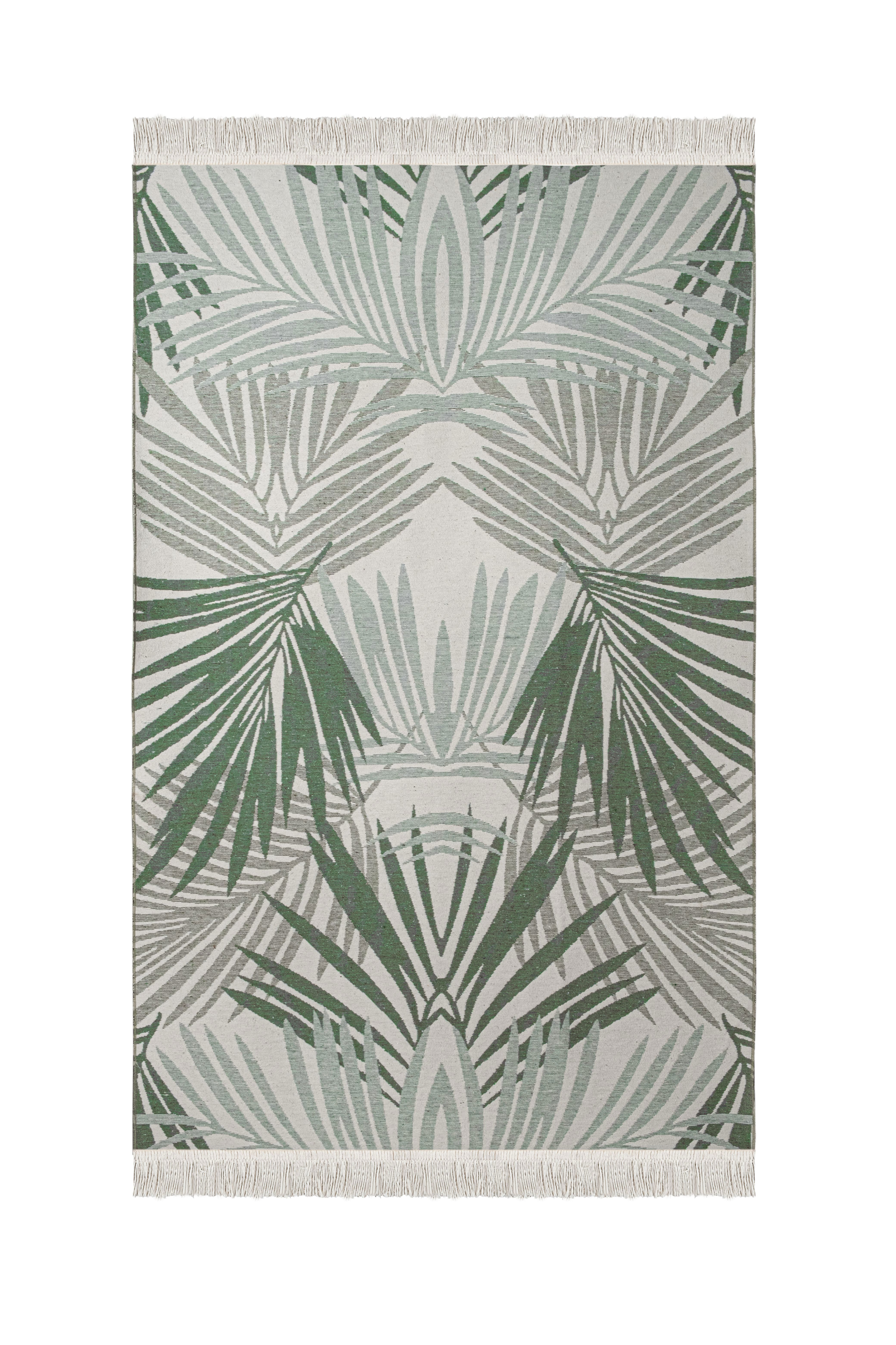 Изображение товара Декоративный хлопковый коврик Sacli Maya NKJ 2013 A 80x150 см, стильный дизайн