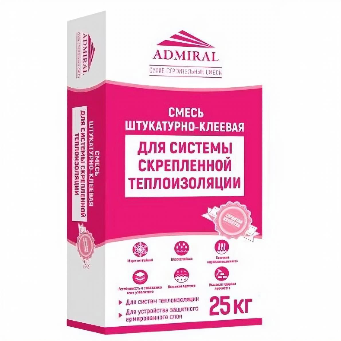 Изображение товара Клеевая смесь Admiral Теплофасад 25кг