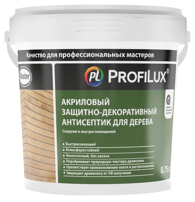 Изображение товара Защитно-декоративный антисептик лессирующий Profilux Master матовый сосна 0.75 л