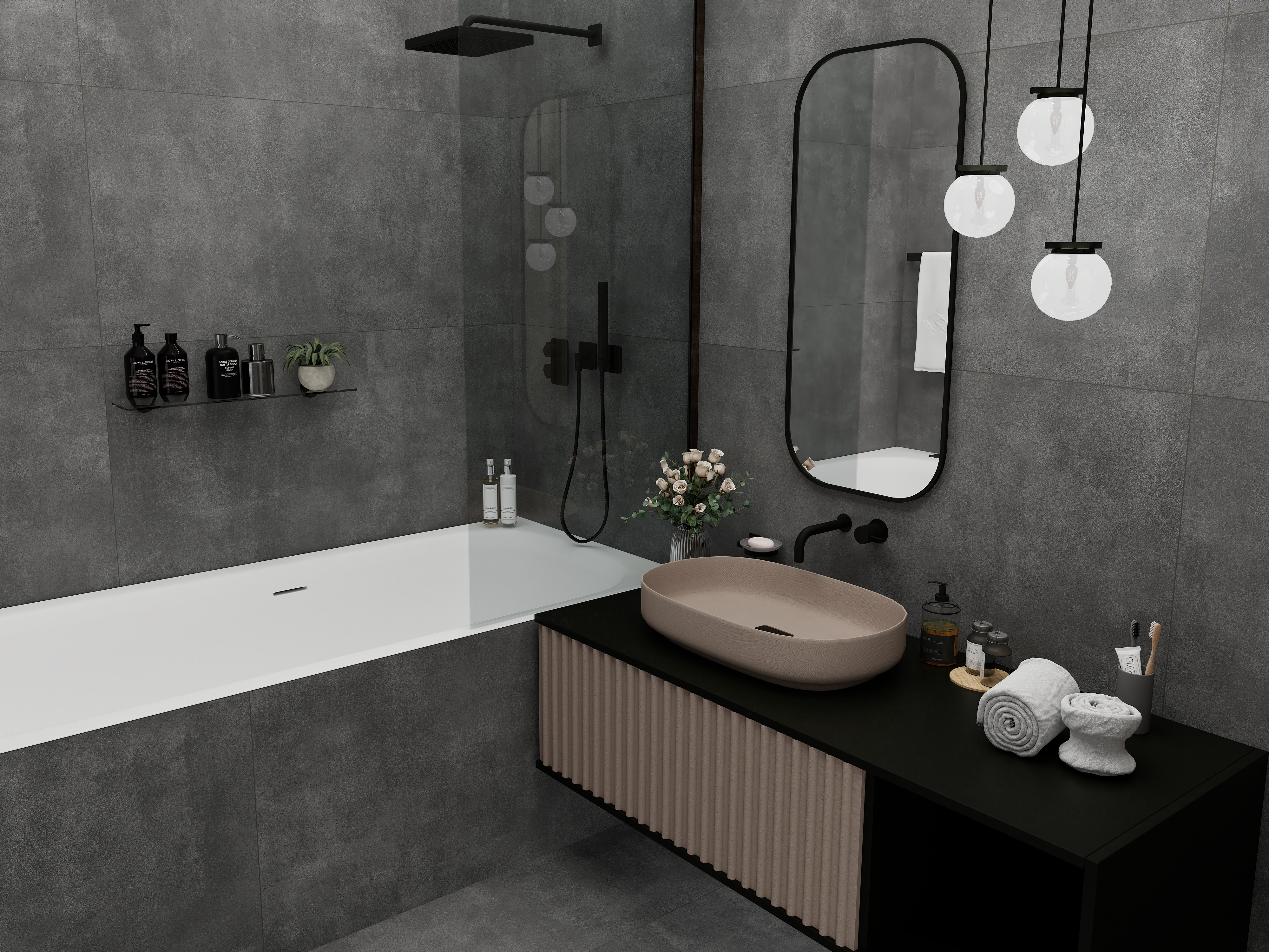 Изображение товара Керамогранит LMN Tile Urban Base 120x60 0.72 м² цвет черный