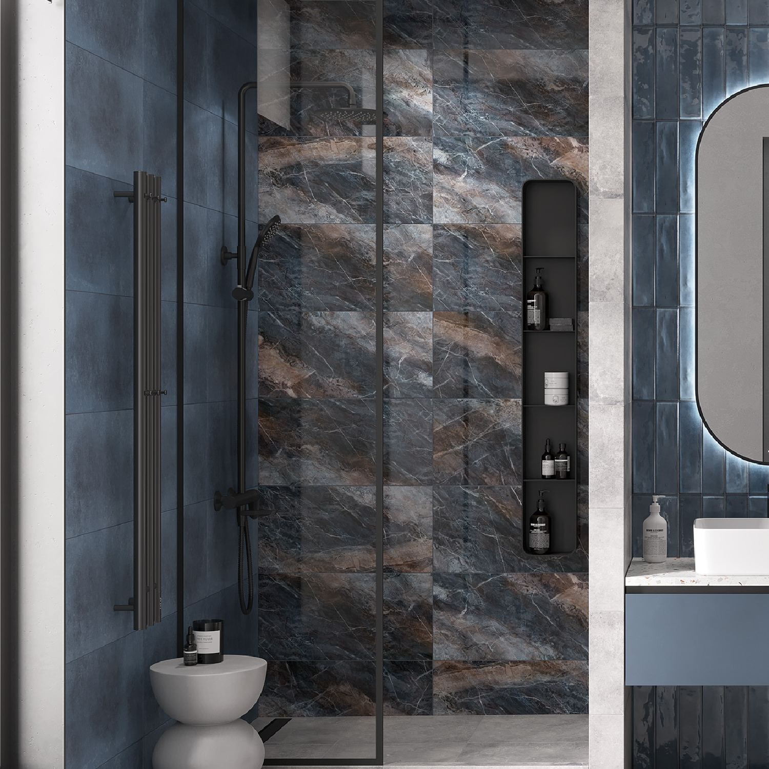 Изображение товара Плитка настенная KREAFORTA Cascada 29.8x59.8 см 1.425 м² глянцевая цвет многоцветный