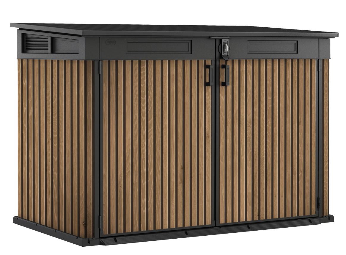 Изображение товара Шкаф садовый Keter 17213179 190x109x132.5 см 2020 л коричневый