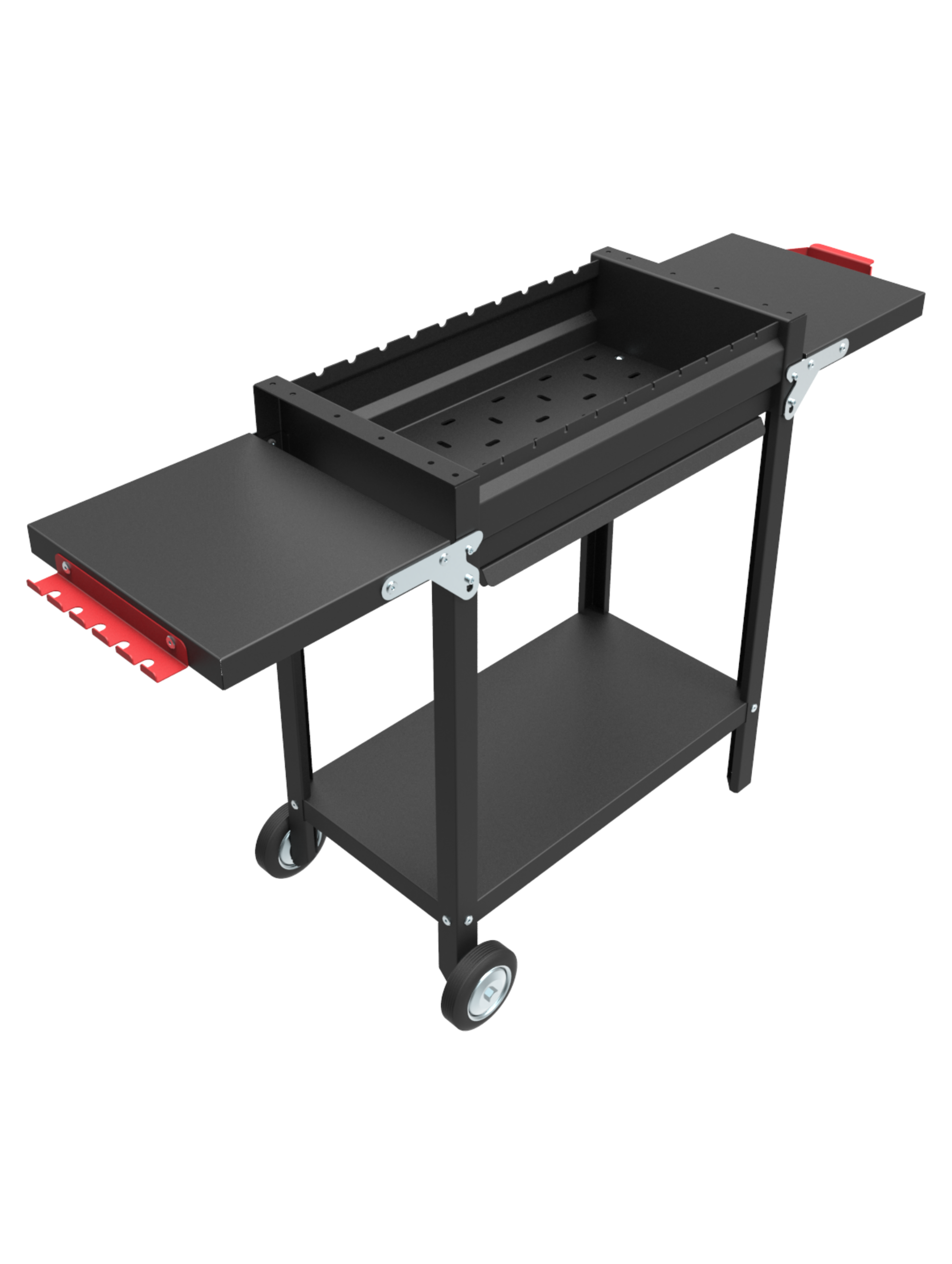 Изображение товара Мангал Grillver Грач-2 Эйр 144x46x85 см сталь черный Изображение товара Мангал Grillver Грач-2 Эйр 144x46x85 см сталь черный