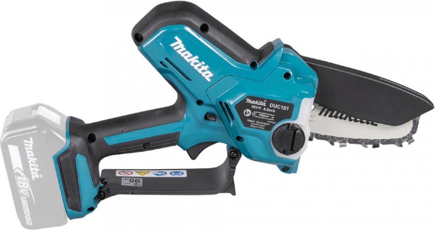 Изображение товара Цепная пила аккумуляторная Makita DUC101Z 18 В шина 10 см АКБ и ЗУ не в комплекте