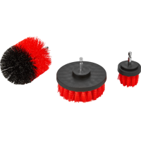 Изображение товара Набор щеток для дрели Vira 810110 3 шт., прочный нейлон для очистки поверхностей Изображение товара Набор щеток для дрели Vira 810110 3 шт., прочный нейлон для очистки поверхностей