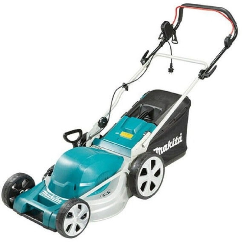 Изображение товара Газонокосилка Makita ELM4620 1800 Вт ширина 46 см, регулировка высоты Изображение товара Газонокосилка Makita ELM4620 1800 Вт ширина 46 см, регулировка высоты