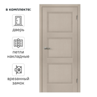 Изображение товара Межкомнатная глухая дверь Трилло 60x200 см Hardflex Ясень элегант