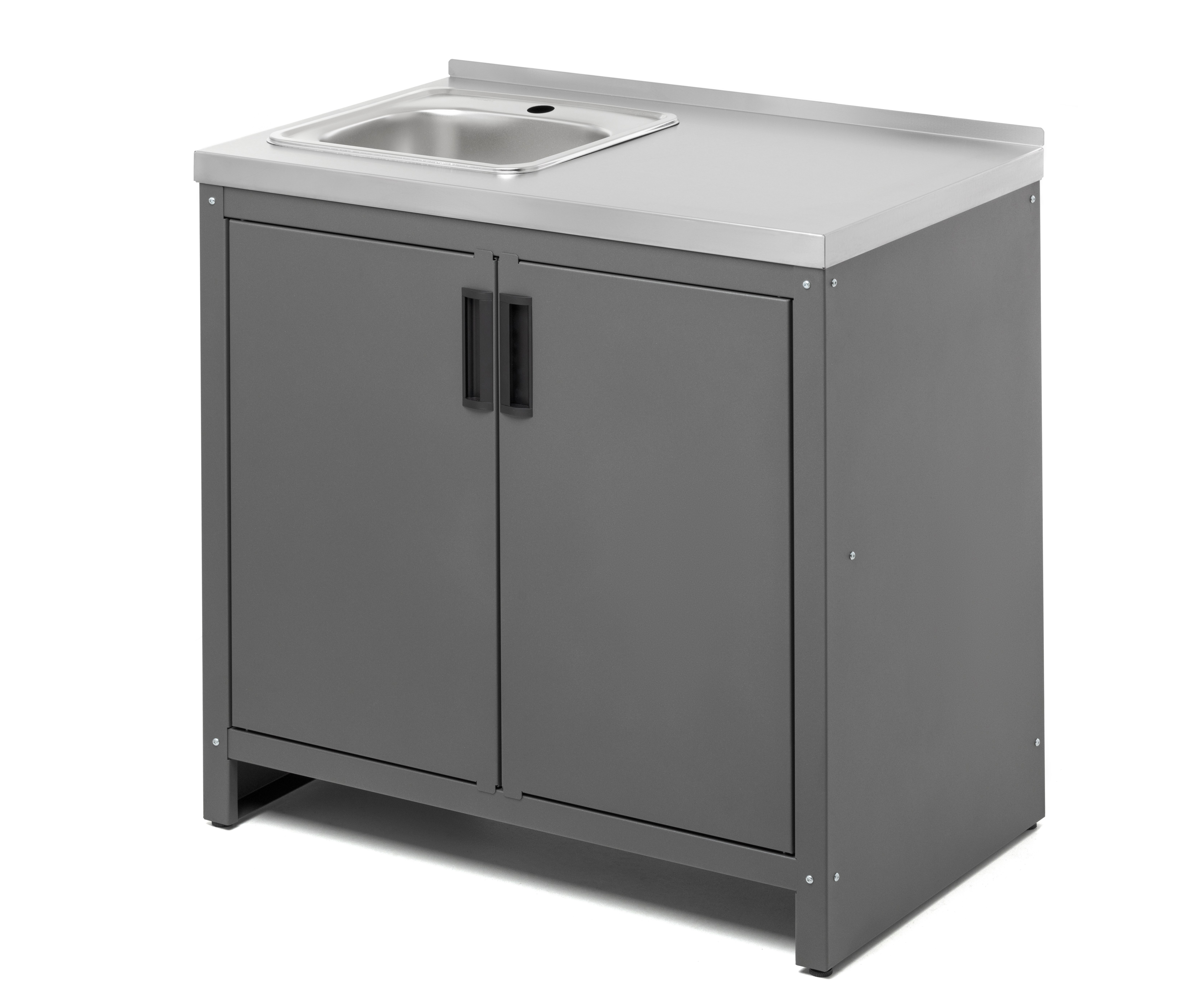 Изображение товара Тумба с мойкой Gratar Patio Т850М из нержавеющей стали
