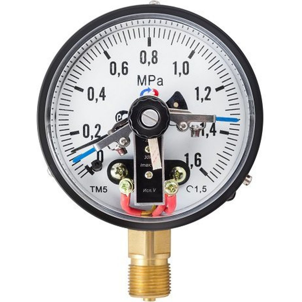 Изображение товара Манометр радиальный Росма 0.6 МПа корпус 100 мм M20x1.5 D070-01525