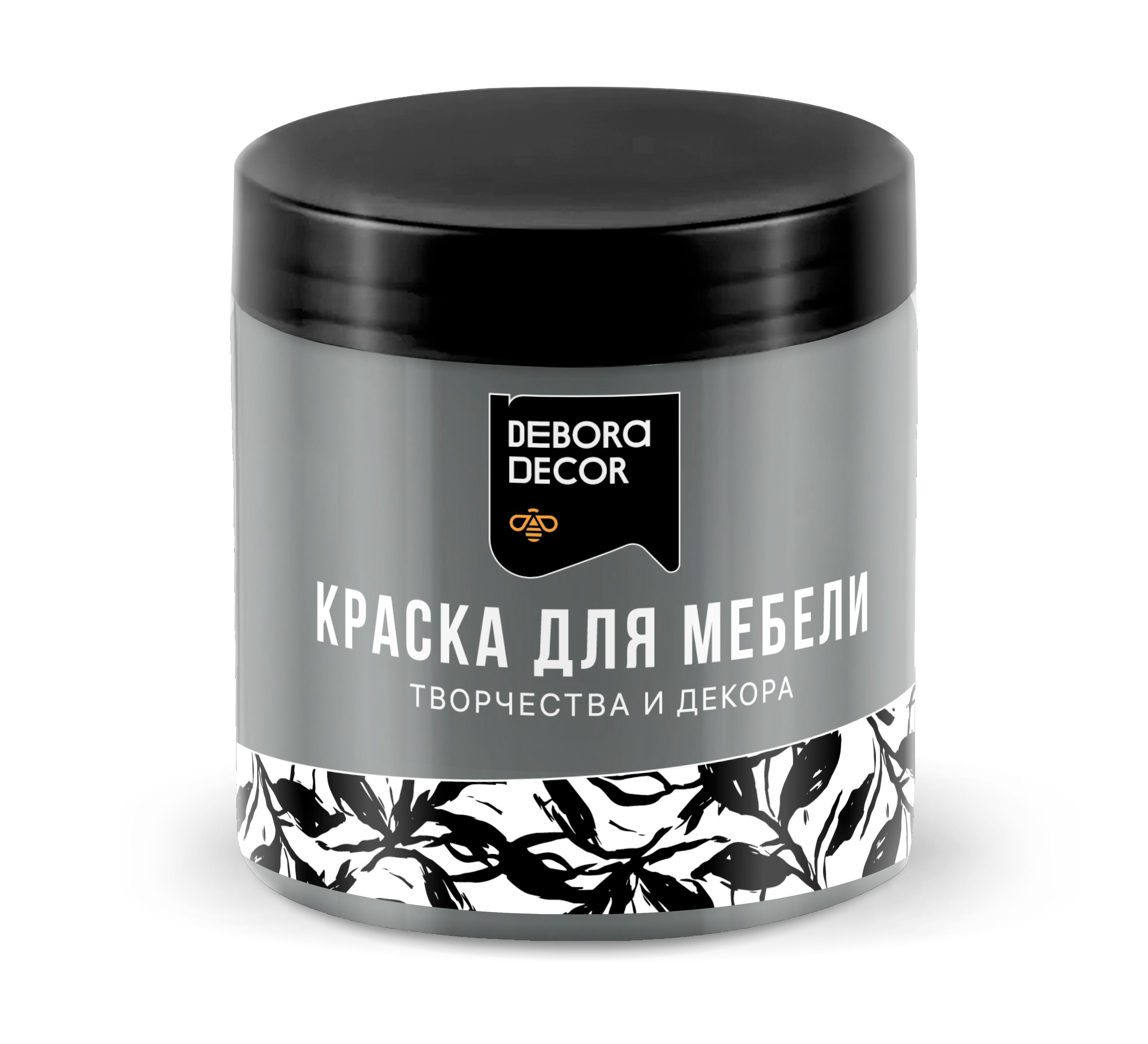 Изображение товара Краска для мебели Debora матовая цвет бетонный 0.75 кг