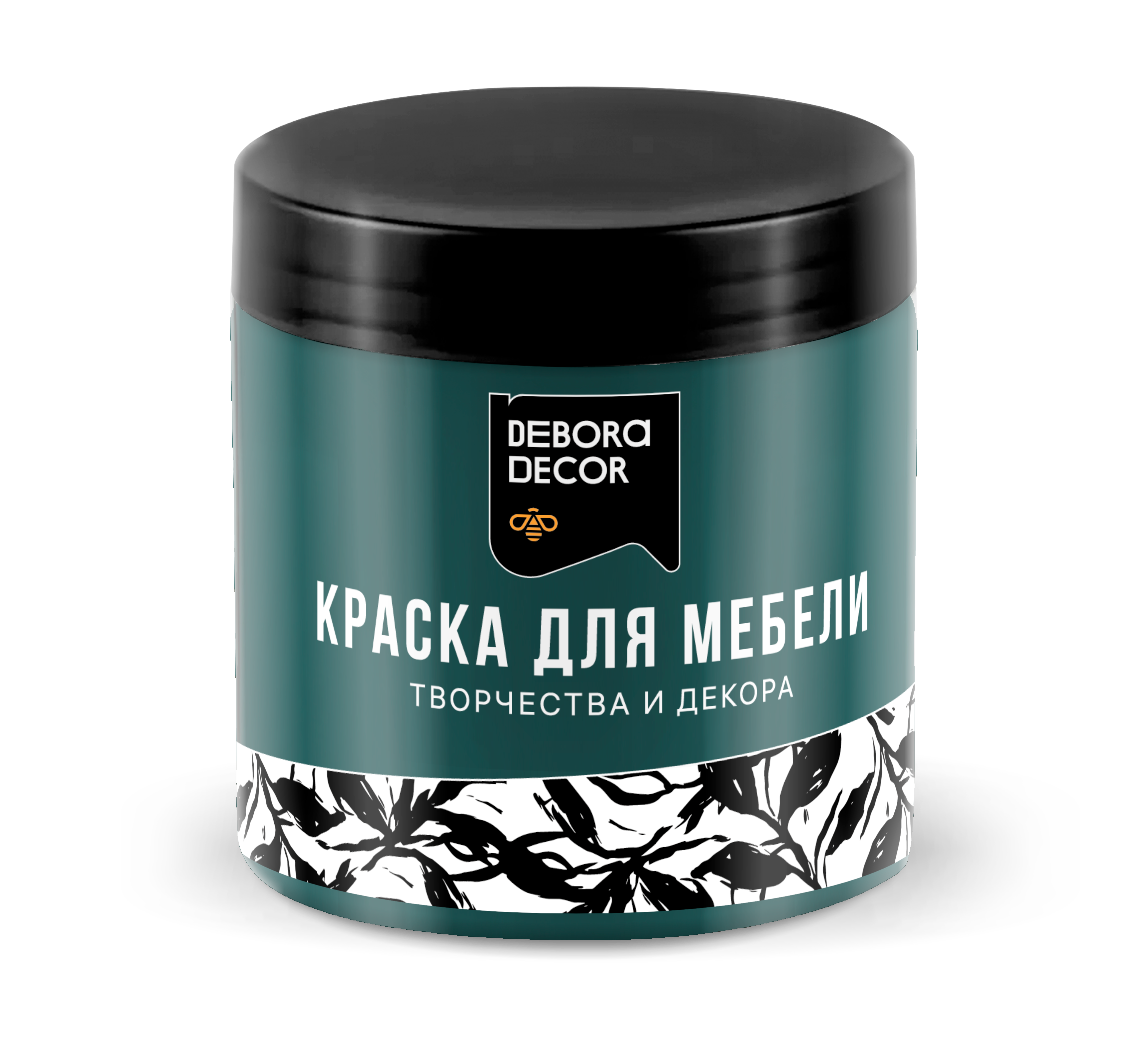 Изображение товара Краска для мебели Debora матовая цвет изумруд 0.75 кг