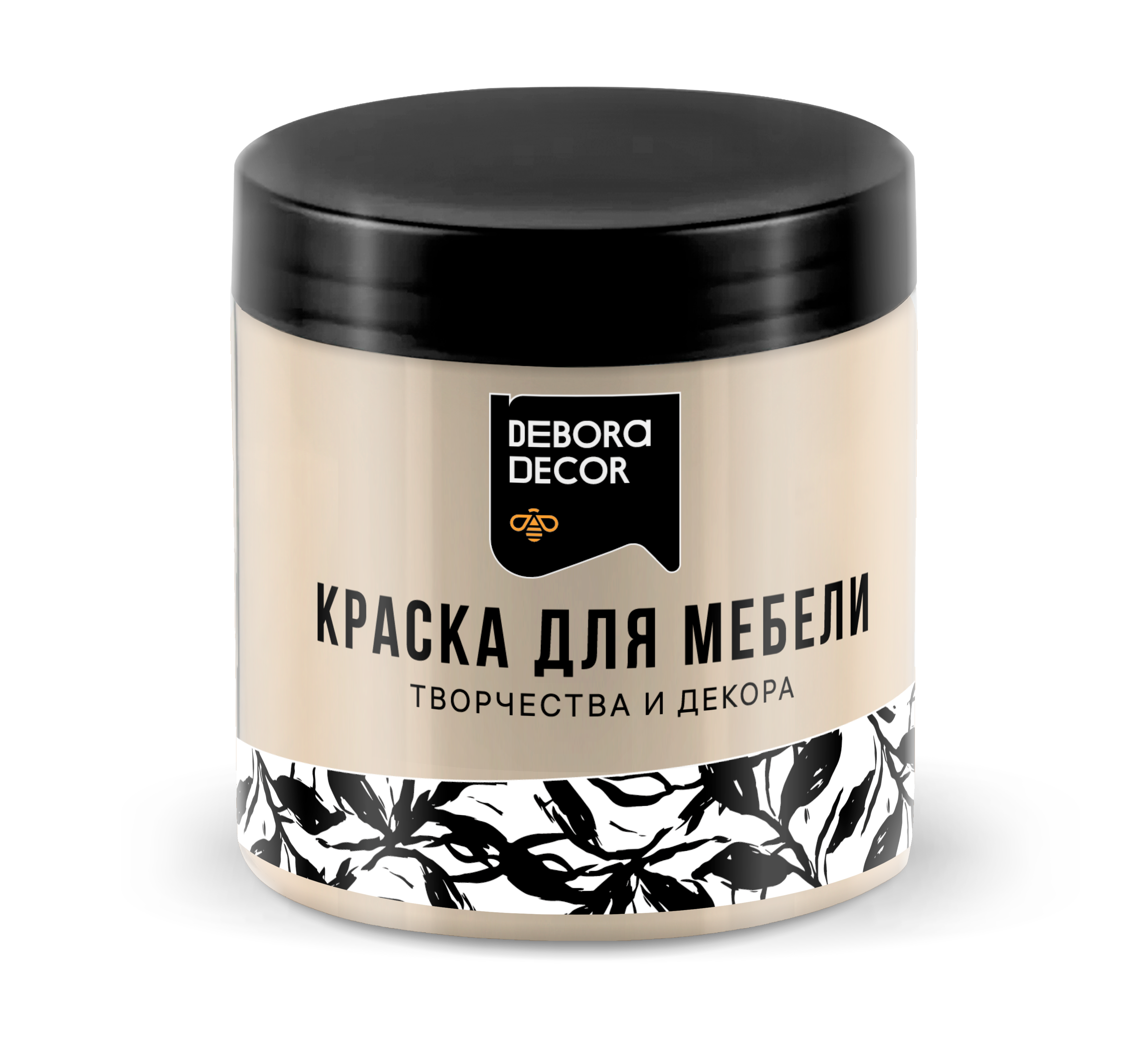 Изображение товара Краска для мебели Debora матовая цвет миндальное молоко 0.75 кг