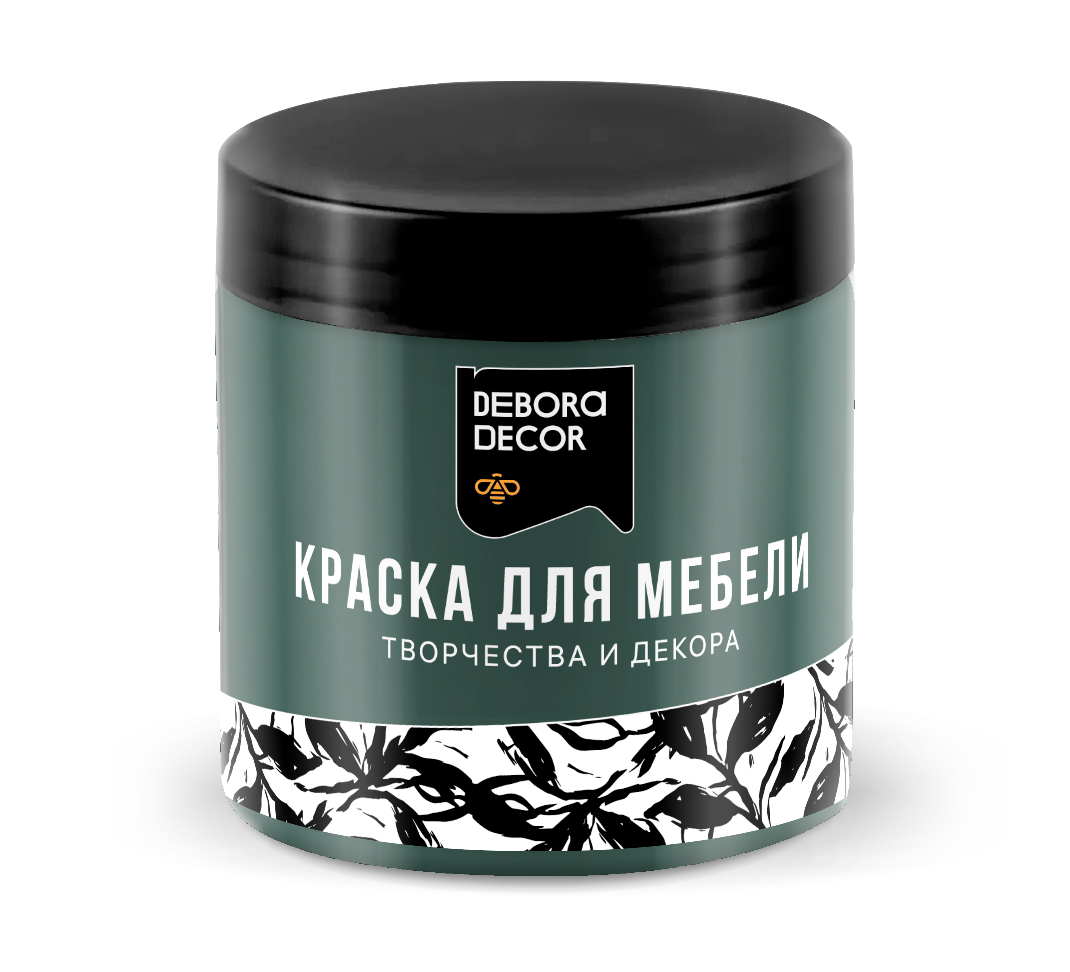Изображение товара Краска для мебели Debora матовая цвет эвкалипт 0.75 кг