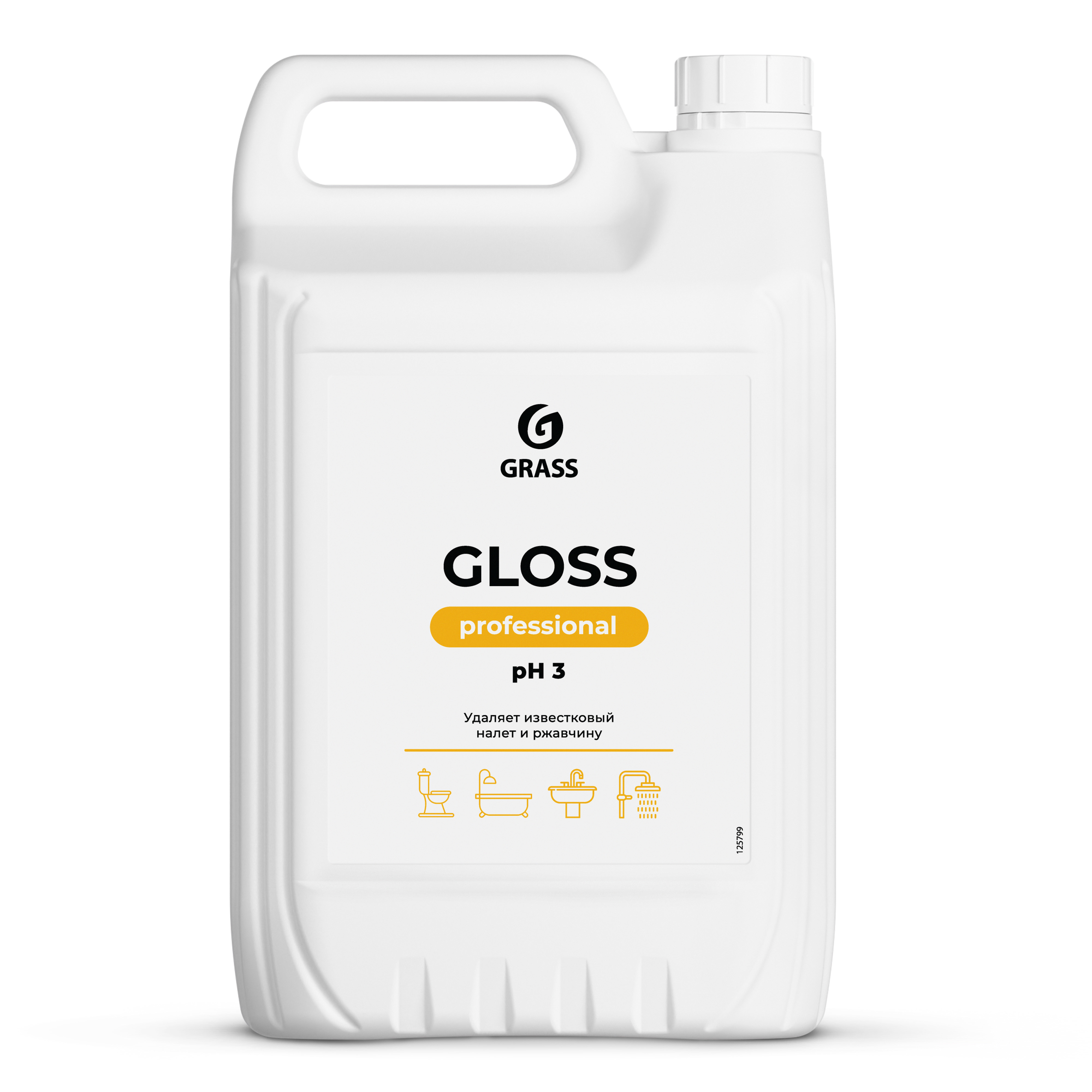 Изображение товара Чистящее средство от известкового налета и ржавчины Grass Gloss Professional 5.3 кг Изображение товара Чистящее средство от известкового налета и ржавчины Grass Gloss Professional 5.3 кг