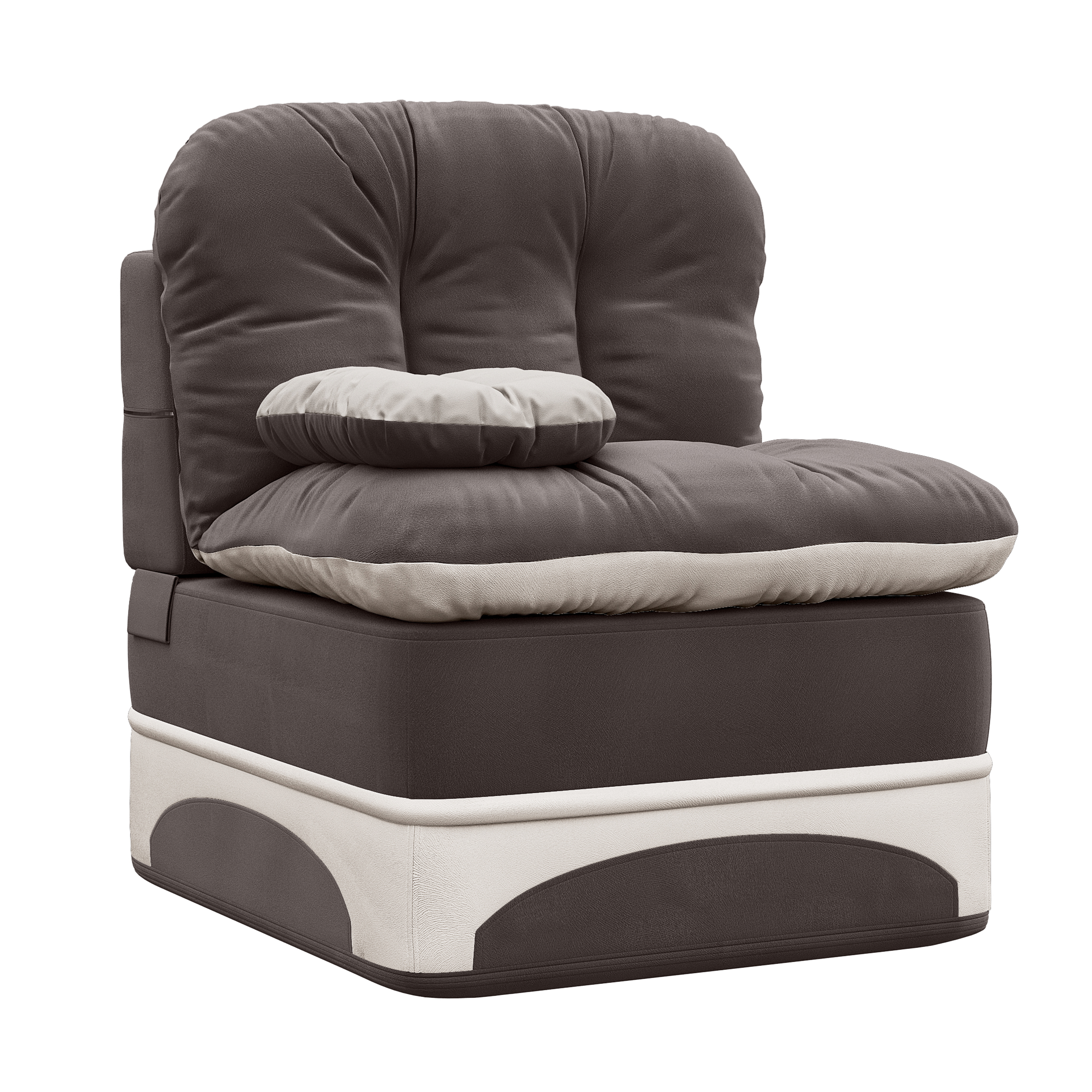 Изображение товара Кресло-кровать High performance Клиффорд 90x80x93 см велюр коричневый Изображение товара Кресло-кровать High performance Клиффорд 90x80x93 см велюр коричневый