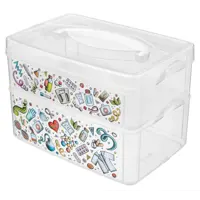 Изображение товара Коробка Multi Box 24.5x16x16.5 см из прозрачного полипропилена с крышкой