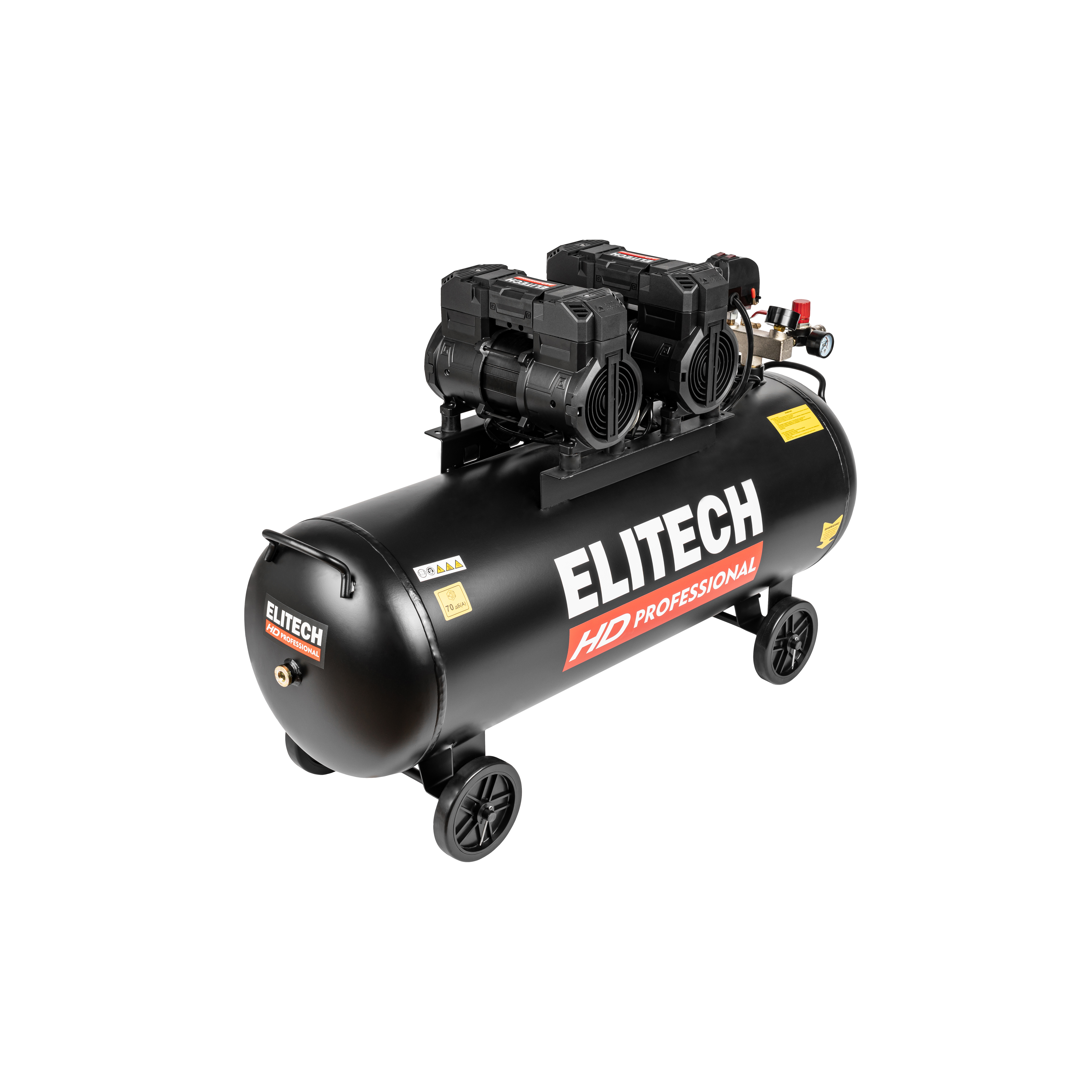 Изображение товара Поршневой компрессор Elitech HD ACF 500-100S 500 л/мин безмасляный
