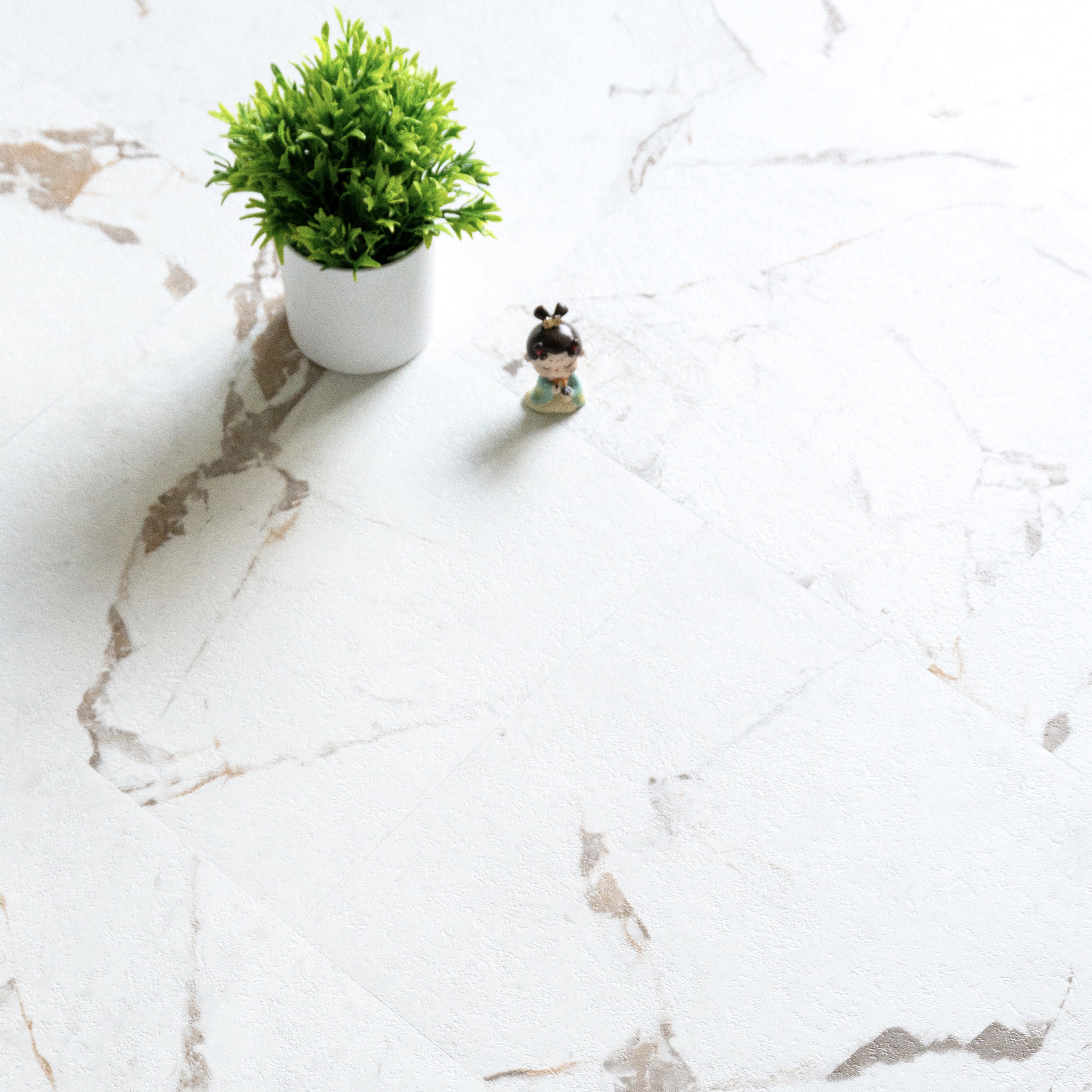 Изображение товара ПВХ плитка Novafloor Stepper S-32 Мрамор Итальянский/Marble Italian Stepper Tile 31 класс толщина 1.5 мм 1.858 м², цена за упаковку