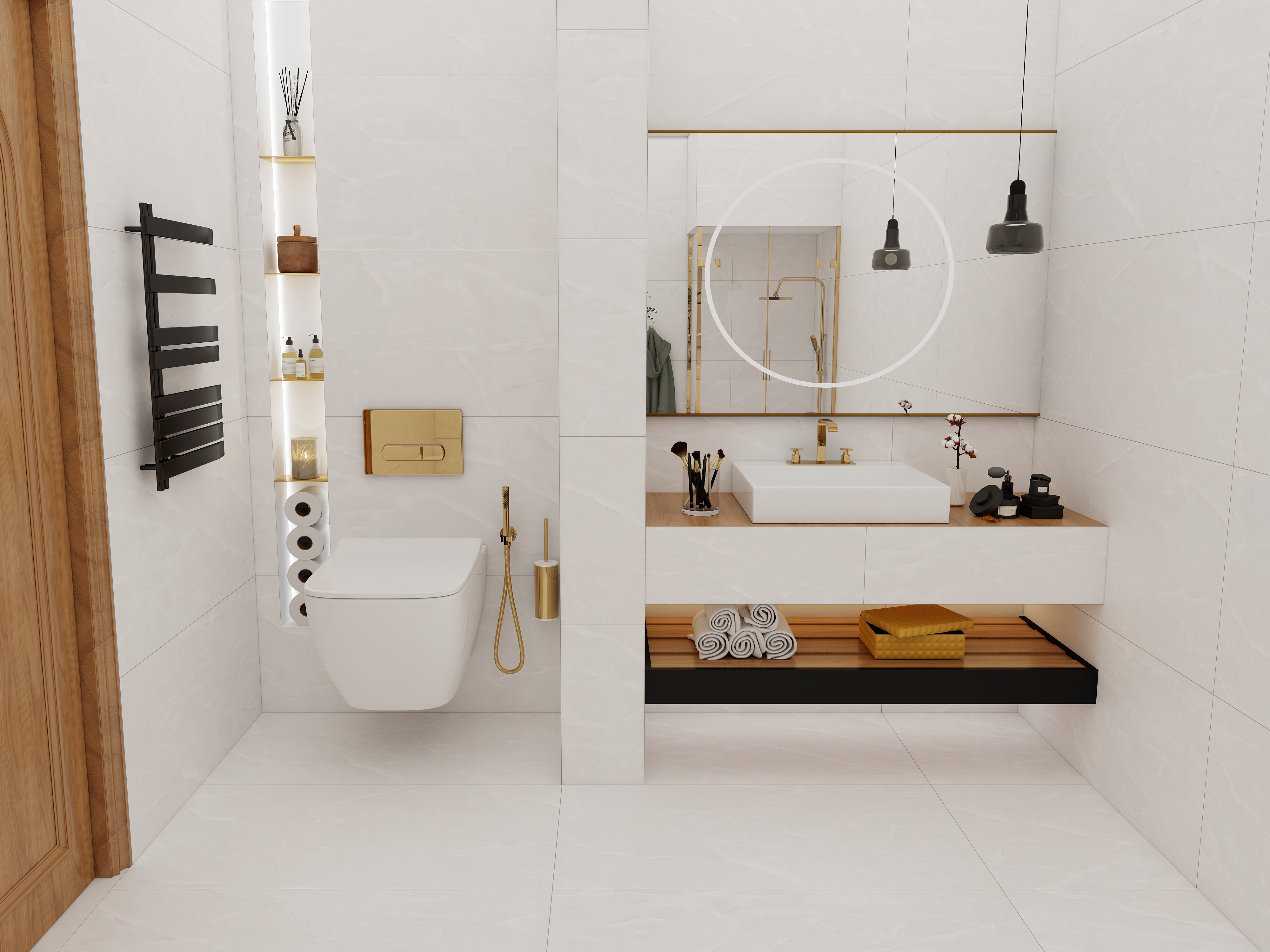 Изображение товара Керамогранит LMN Tile Velaris Selvara 120x60 см 0.72 м² цвет белый