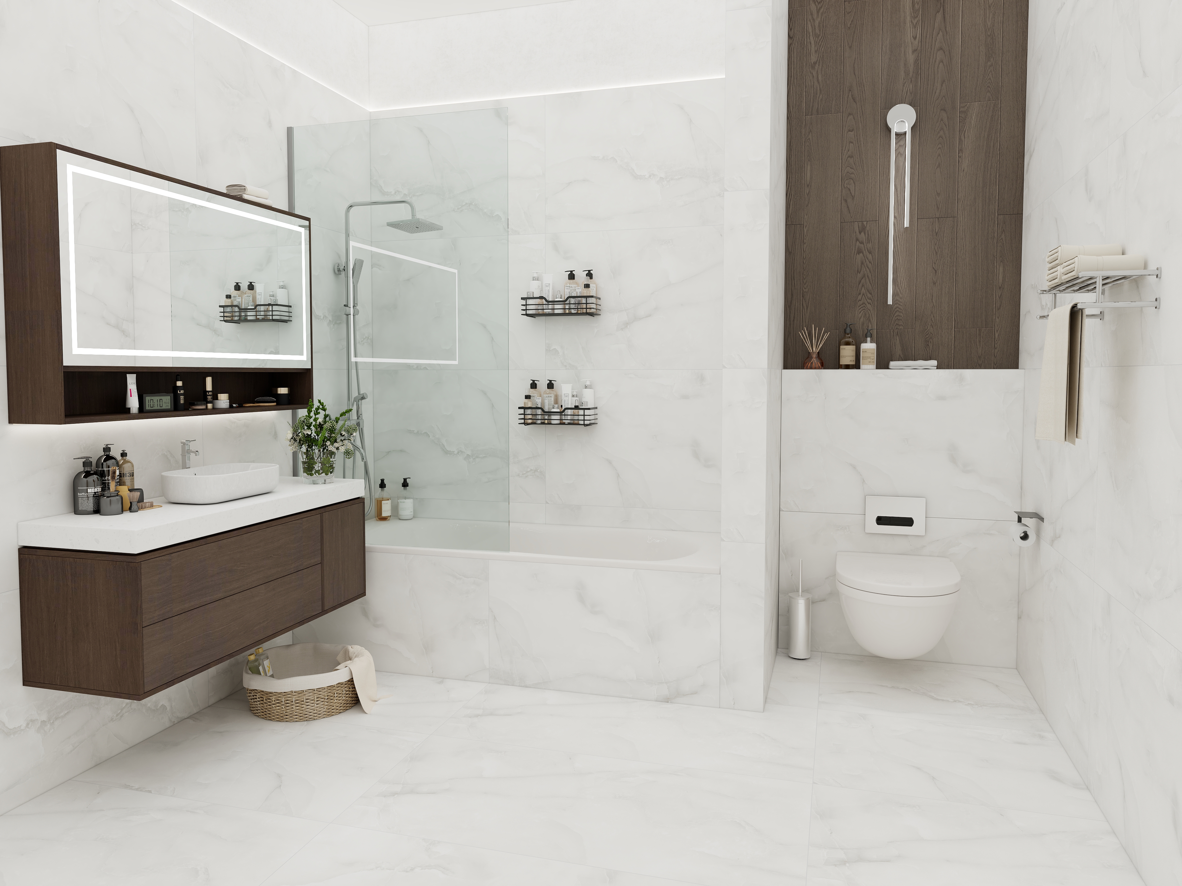 Изображение товара Керамогранит LMN Tile Velaris Arvion 120x60 см 0.72 м² цвет белый Изображение товара Керамогранит LMN Tile Velaris Arvion 120x60 см 0.72 м² цвет белый