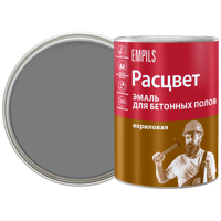 Изображение товара Эмаль для пола Расцвет 0.9 кг цвет серый