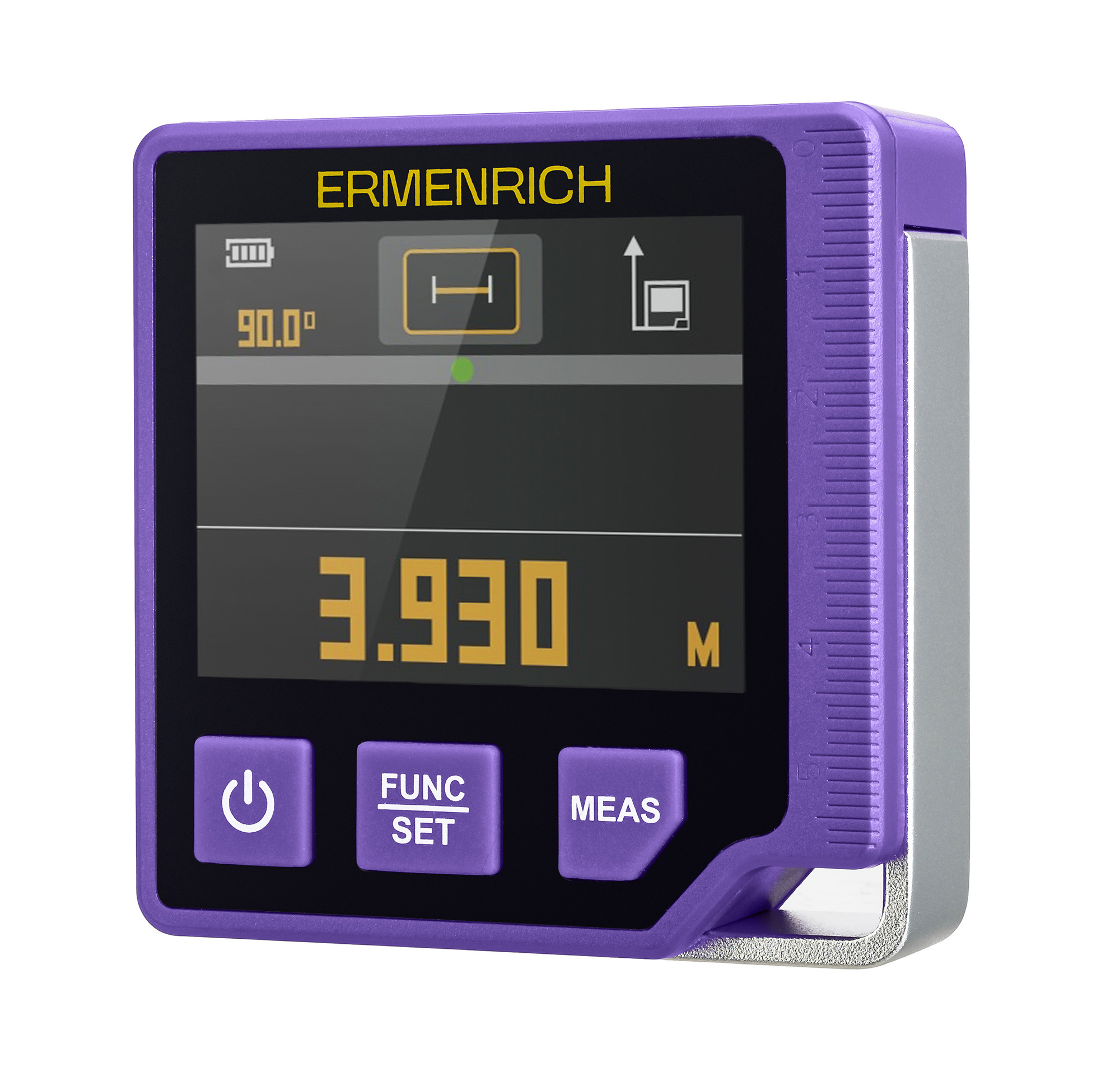 Изображение товара Уровень-угломер цифровой с встроенной подсветкой Ermenrich Verk LQ60 69.9 мм