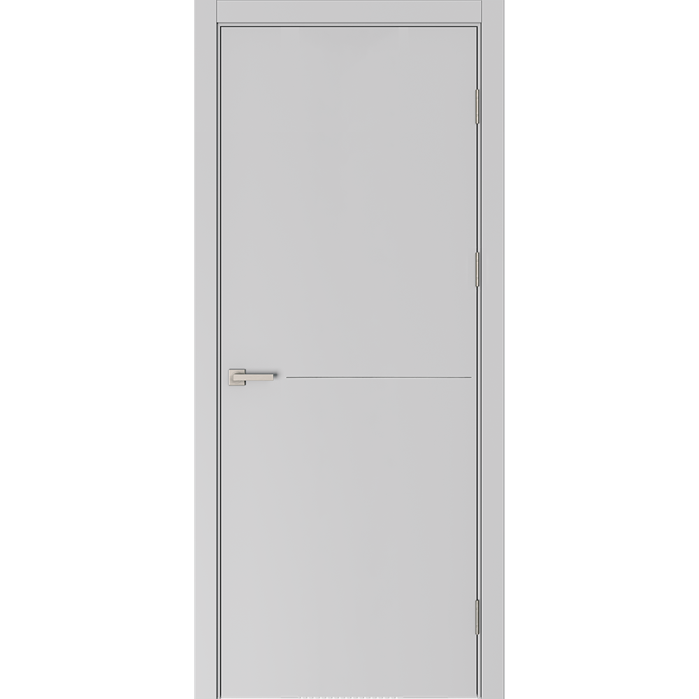 Изображение товара Дверь BELWOODDOORS Николь Эмаль 210x210 см Пепельный