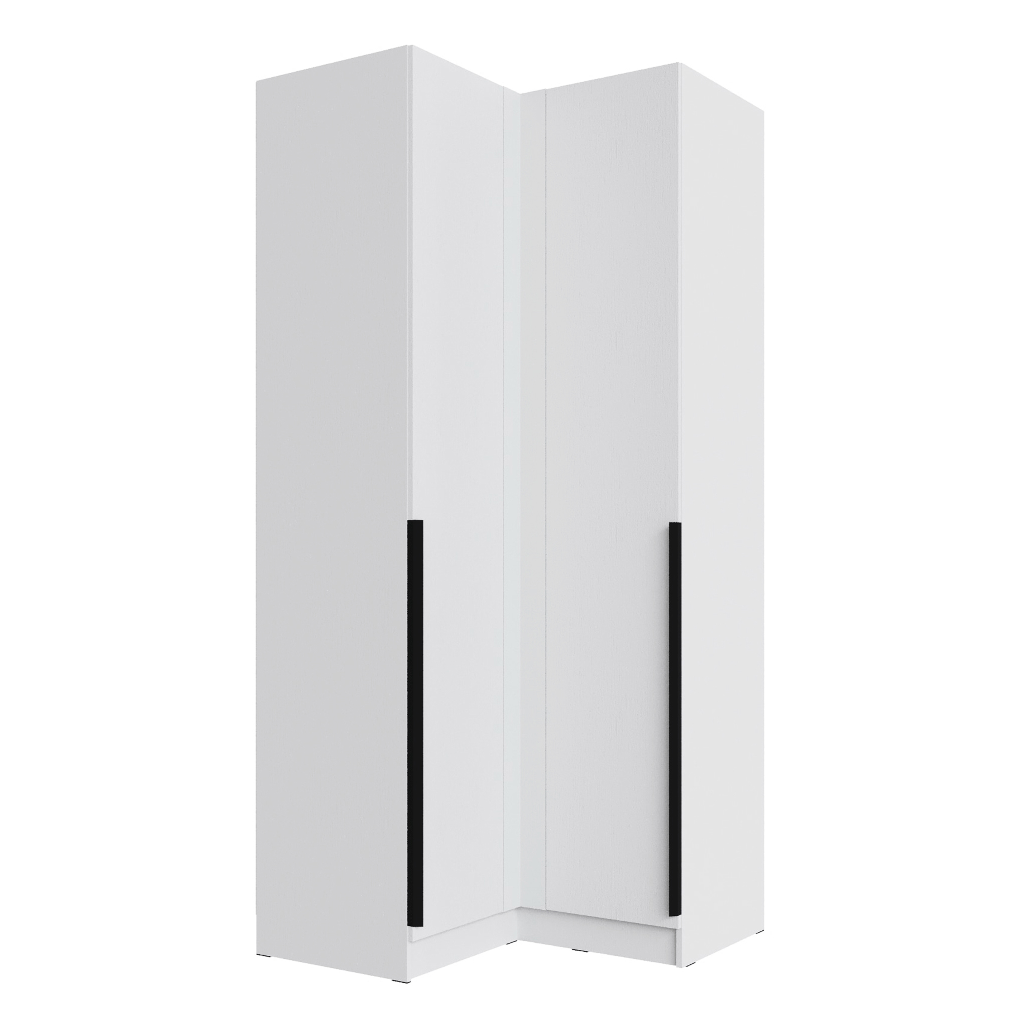 Изображение товара Шкаф распашной Domani Мадрид с 2 дверями 100x230x52 см ЛДСП цвет белый Изображение товара Шкаф распашной Domani Мадрид с 2 дверями 100x230x52 см ЛДСП цвет белый