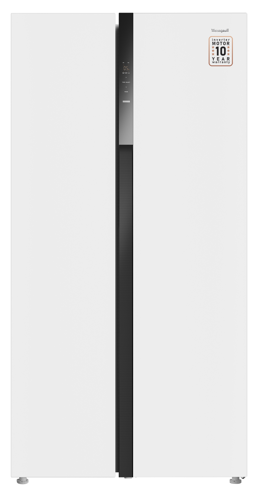 Изображение товара Отдельностоящий холодильник Weissgauff wsbs 550 Inverter NoFrost White 89.7x176.5 см цвет белый
