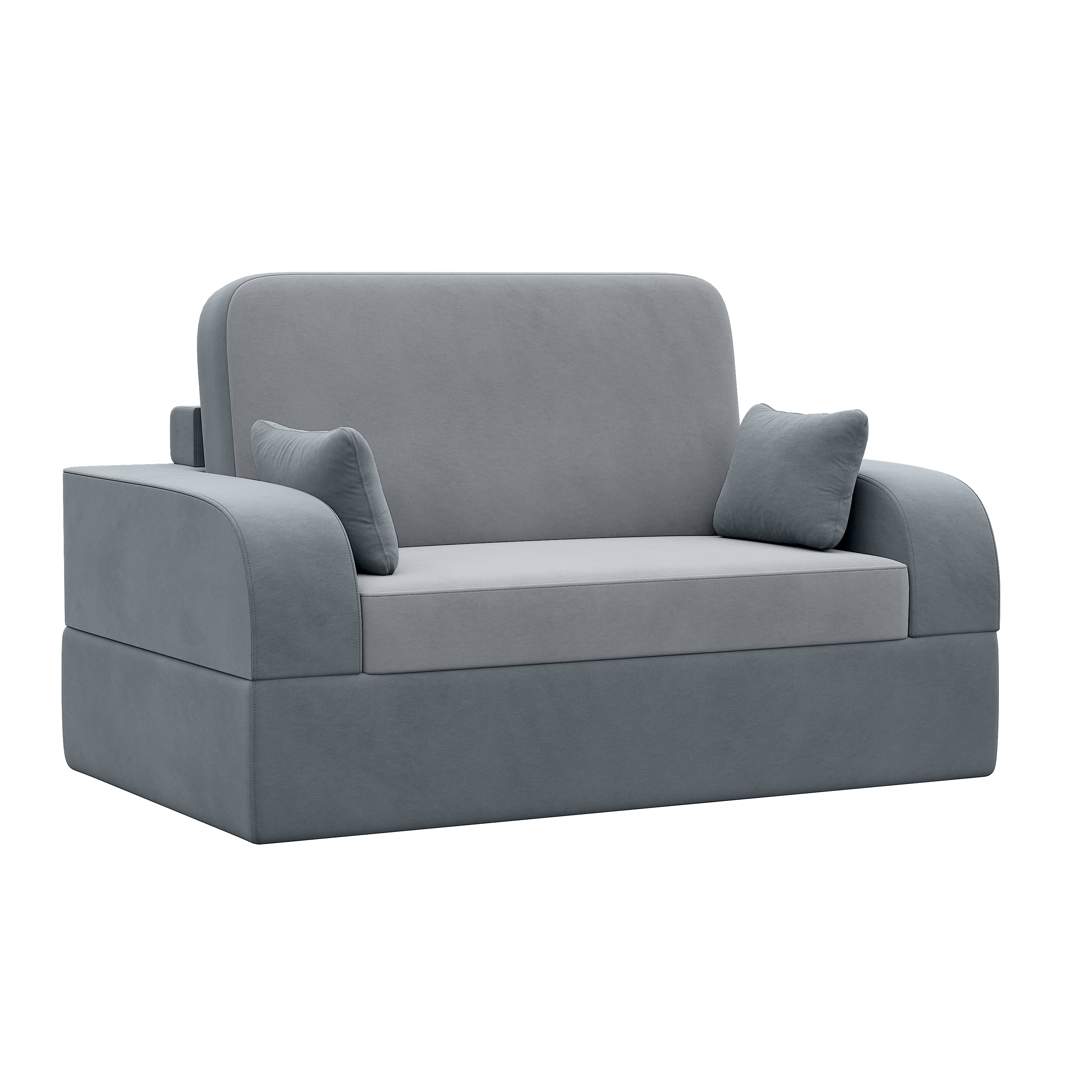 Изображение товара Диван раскладной Div-one Miko grey 160x100x100 см велюр цвет серый Изображение товара Диван раскладной Div-one Miko grey 160x100x100 см велюр цвет серый